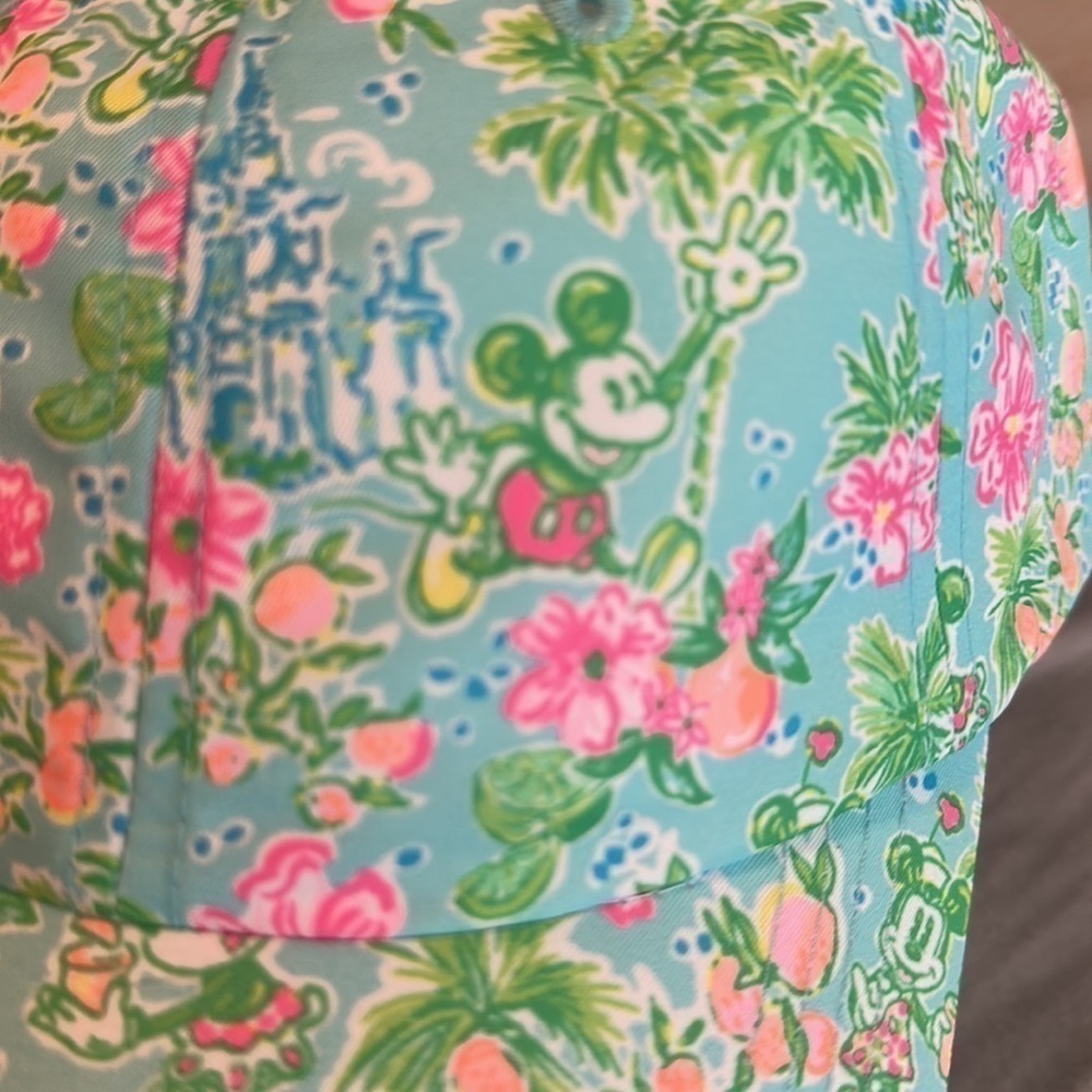 NWT RARE Lilly Pulitzer x Disney Baseball Hat - Picture 3 of 8